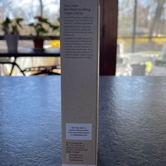 Dear Klaires Rich Soothing Cream K Beauty perfect icing that locks in moisture - Picture 6 of 8